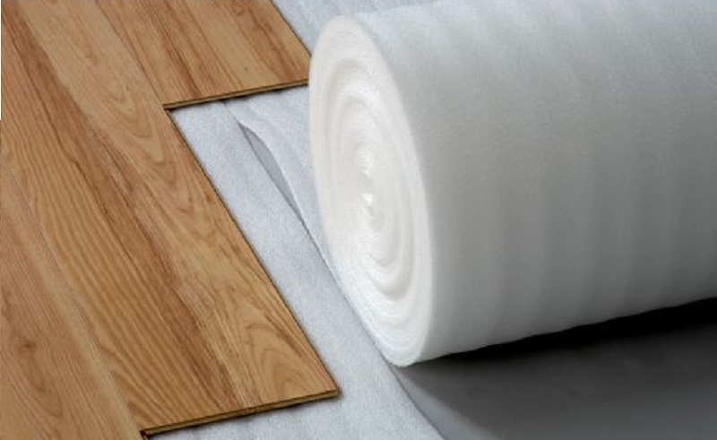 thumbnail image 2 of Bestlaminate 2mm Foam Flooring Underlayment – 100 Sq Ft Roll, Cross-Linked Polyethylene, White 2 of 5