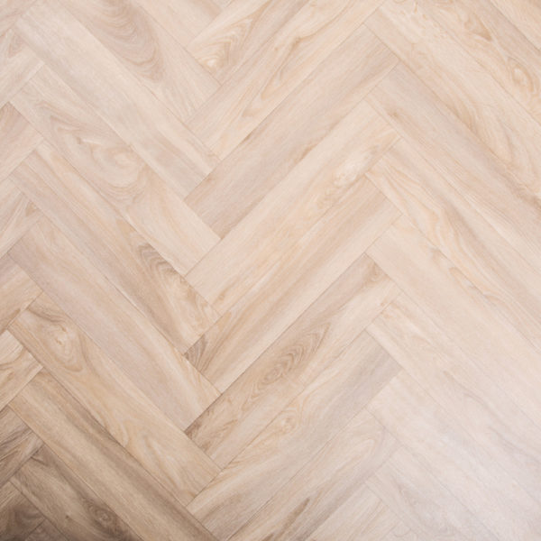 Light Oak Herringbone Flooring