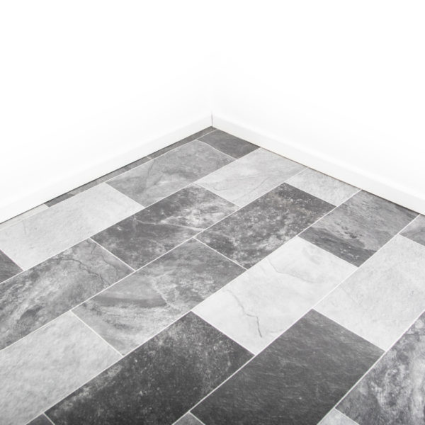 Grey Tile Lino