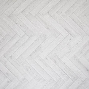 White Parquet Lino Flooring