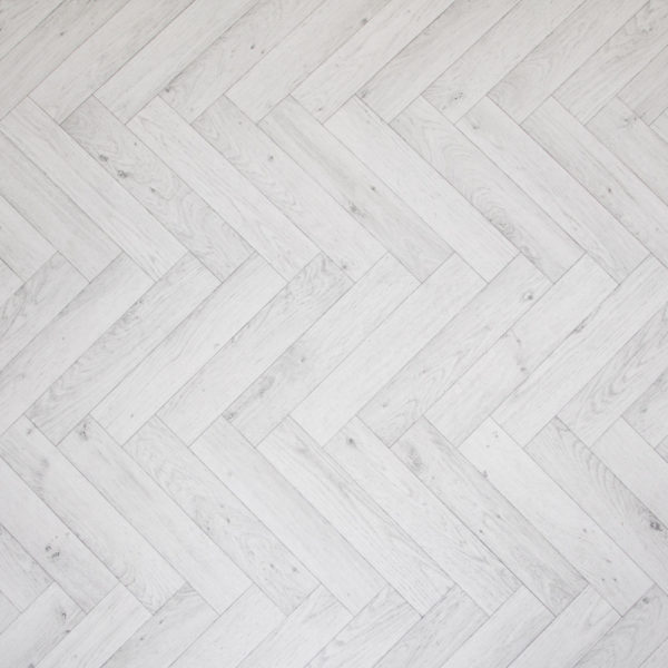 White Parquet Lino Flooring