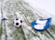 artificial grass in winter